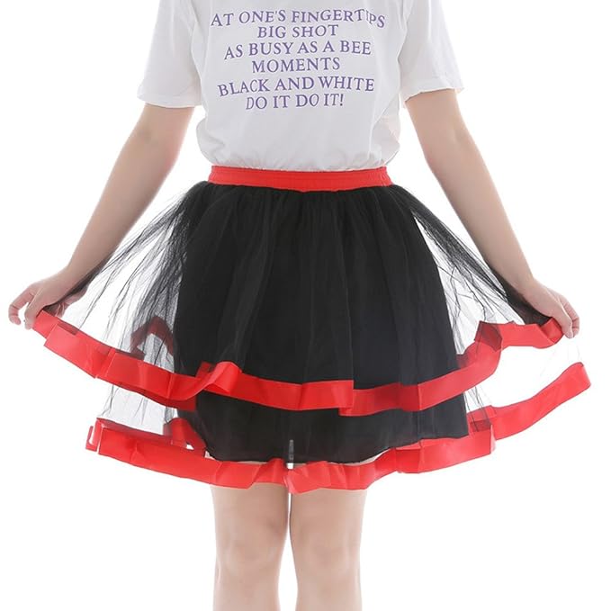 Likecrazy Tanzen Rock Damen Damenrock Tullrock 50er Tutu Tanzkleid