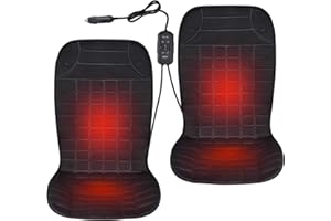 BRIGHTDECK Seat Cushion Winter Seat Cover for Full Back and Seat 2-Pack