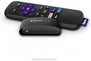 Roku Express HD Streaming Media Player, Black (Renewed)