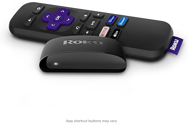 Roku Express HD Streaming Media Player, Black (Renewed)
