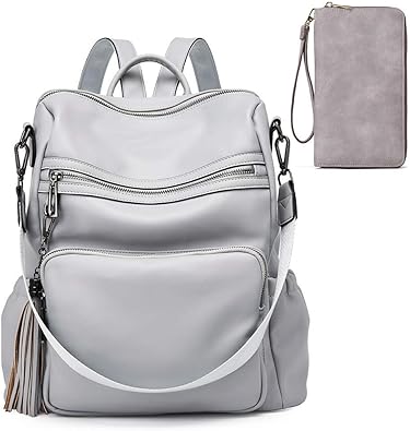 Backpack purse for women fashion leather designer travel Clearance