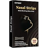 120Pcs Nasal Strips for Snoring, Extra Strength Nose Strips Breathing, Nose Tape for Sports and Sleep, Anti Snoring Strips Help Stop Snoring and Nasal Congestion Relief