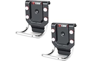 KUNN Hammer Holder for Belt, Quick-Release Tool Holster & Loop, Fits Up to 2.7" Belts, Heavy-Duty Aluminum Alloy Clip for Hammer, Hatchet, Mallet