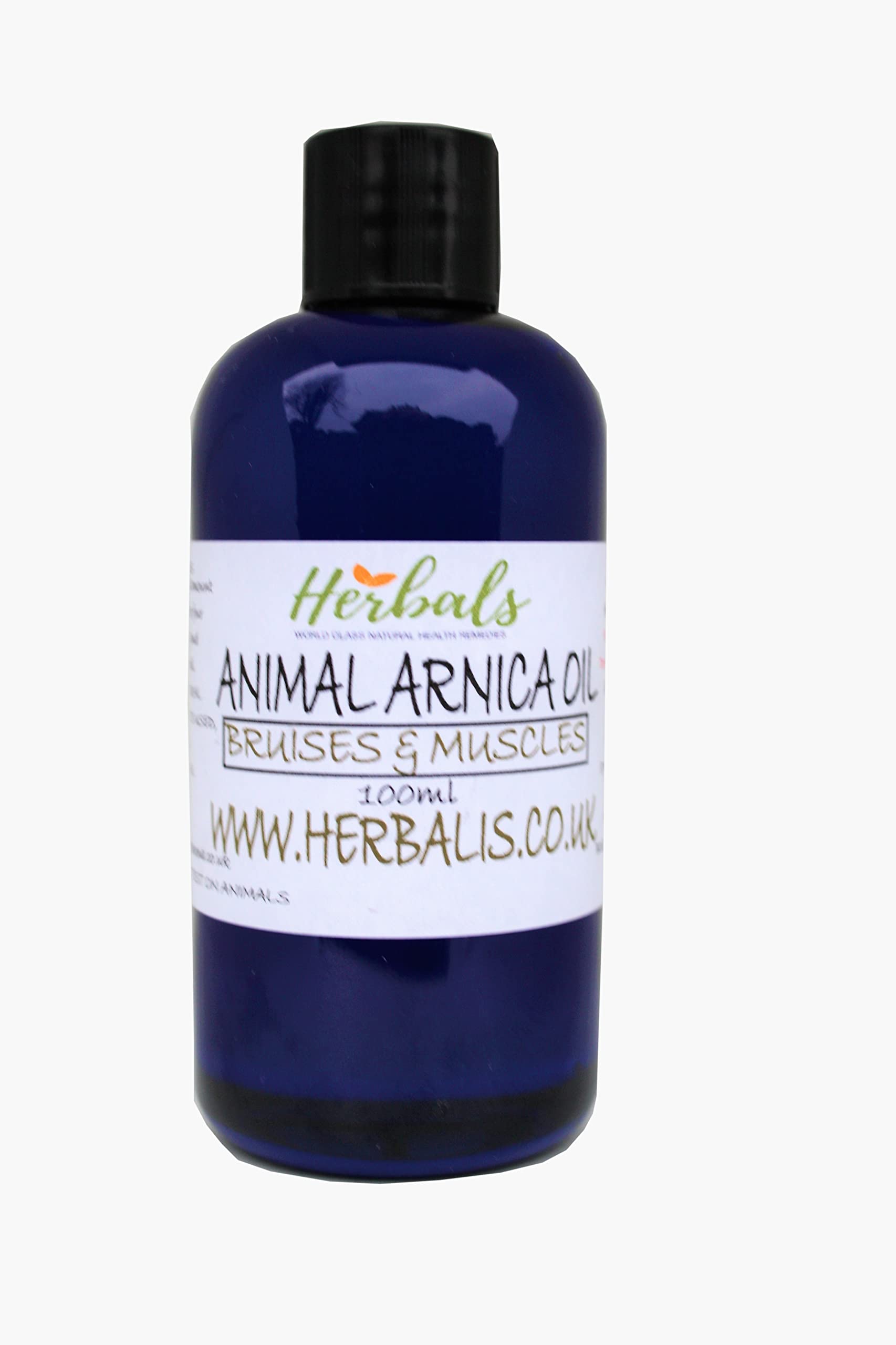 Natural Arnica (Arnica Montana) Oil For Dog & Cat 100ml: for bruises, strained joints, muscles, ligaments, tendons & aches