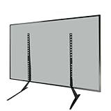 WALI Universal Table Top TV Stand for Most LED, LCD, OLED and Plasma Flat Screen TV up to 55", VESA patterns up to 800 x 400(TVS-001), Black