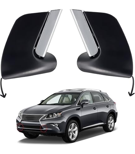 thumbnail image 2 of Ironwalls Front Left Bumper Tow Hook Cover Cap For Lexus RX350 RX450h 2010-2012 2 of 6