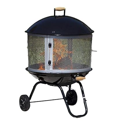  Outdoor Fireplace Patio Fire Pit Ring Metal