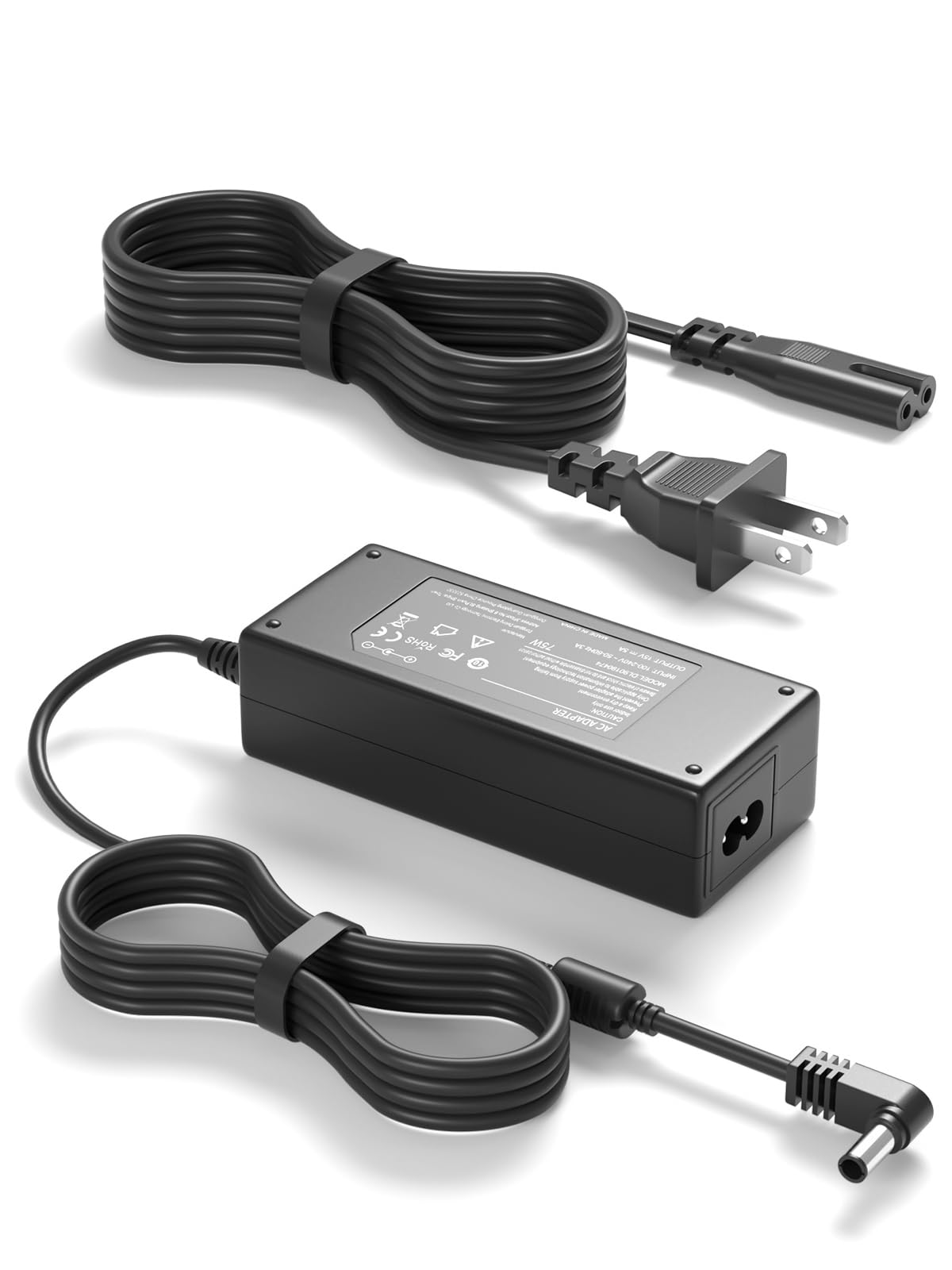 Photo 1 of 15V 15FT Power Cord Compatible with Neewer Photo Studio Ring Light NW-150480D2 Power Supply Adapter Compatible with Neewer 14 inches and 18 inches Ring Light Power Adapter with Power Cable 4.8A