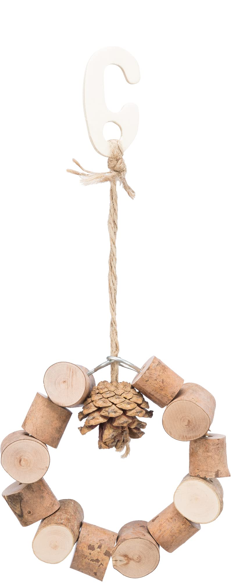 Nibble swing, pine wood, ø 11 cm