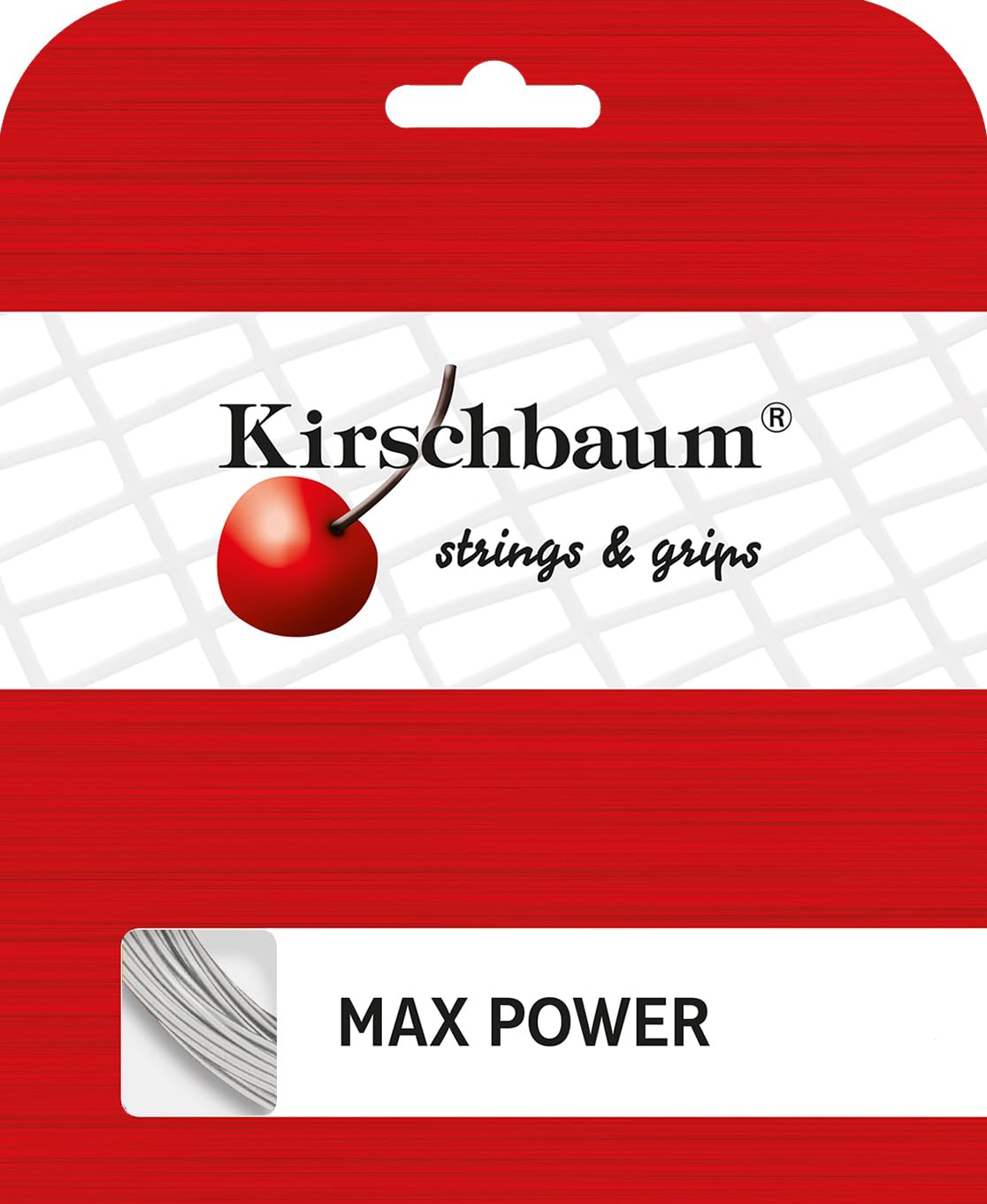 Kirschbaum Max Power String Set - Black, 1.25 Mm