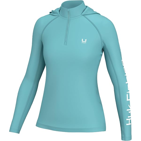 HUK Women's Coldfront+ Pullover Hoodie - Performance Fishing Hoodie With 4-Way Stretch