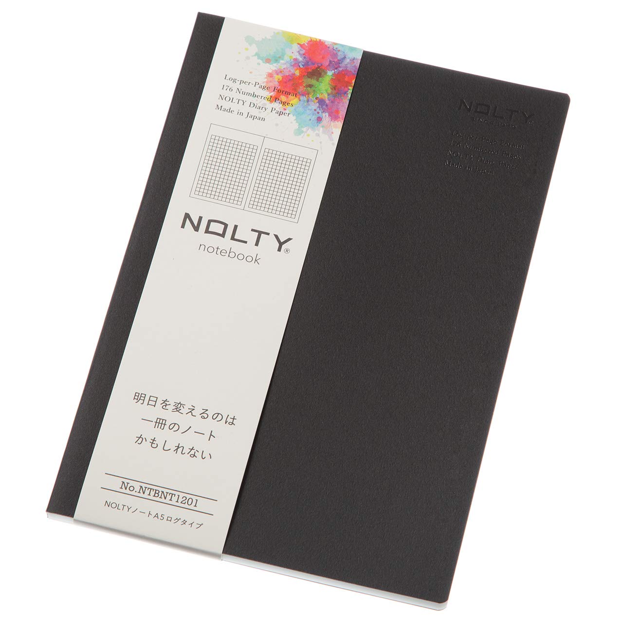 日本能率協会マネジメントセンター 能率 NOLTY ノート A5 ログタイプ ブラック NTBNT1201商品画像