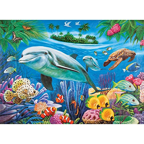 Dolphin Lagoon 1000pc Collector Puzzle By: Roland Richardson