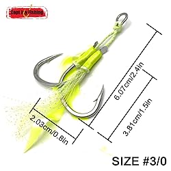 Capt Jay Fishing Assist Hooks Jigging Slow Fast