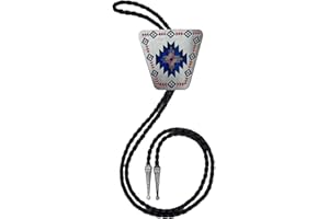 HLYMPONY Bolo Tie for Men Western Cowboy Cowgirl Vintage Native American Cross Bolo Tie for Women
