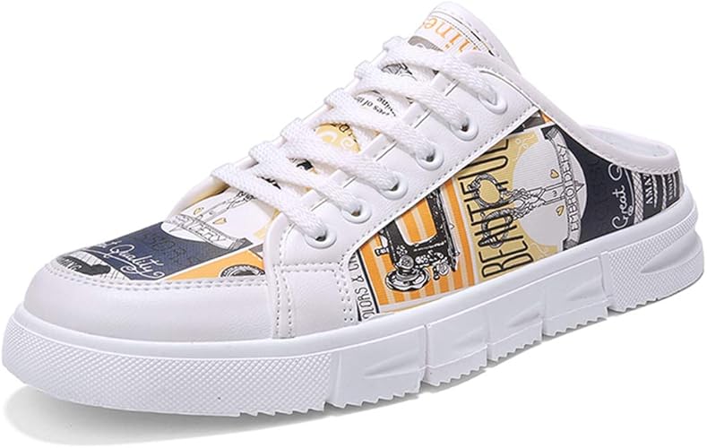 Amazon D Iizoo 春夏 軽量 スリッポン かかとなし メンズ スニーカー かかと無しシュー ズ カジュアル キャンバス サンダル スリッパ 靴 お洒落 通気 履きやすい Yy756 ローファー スリッポン