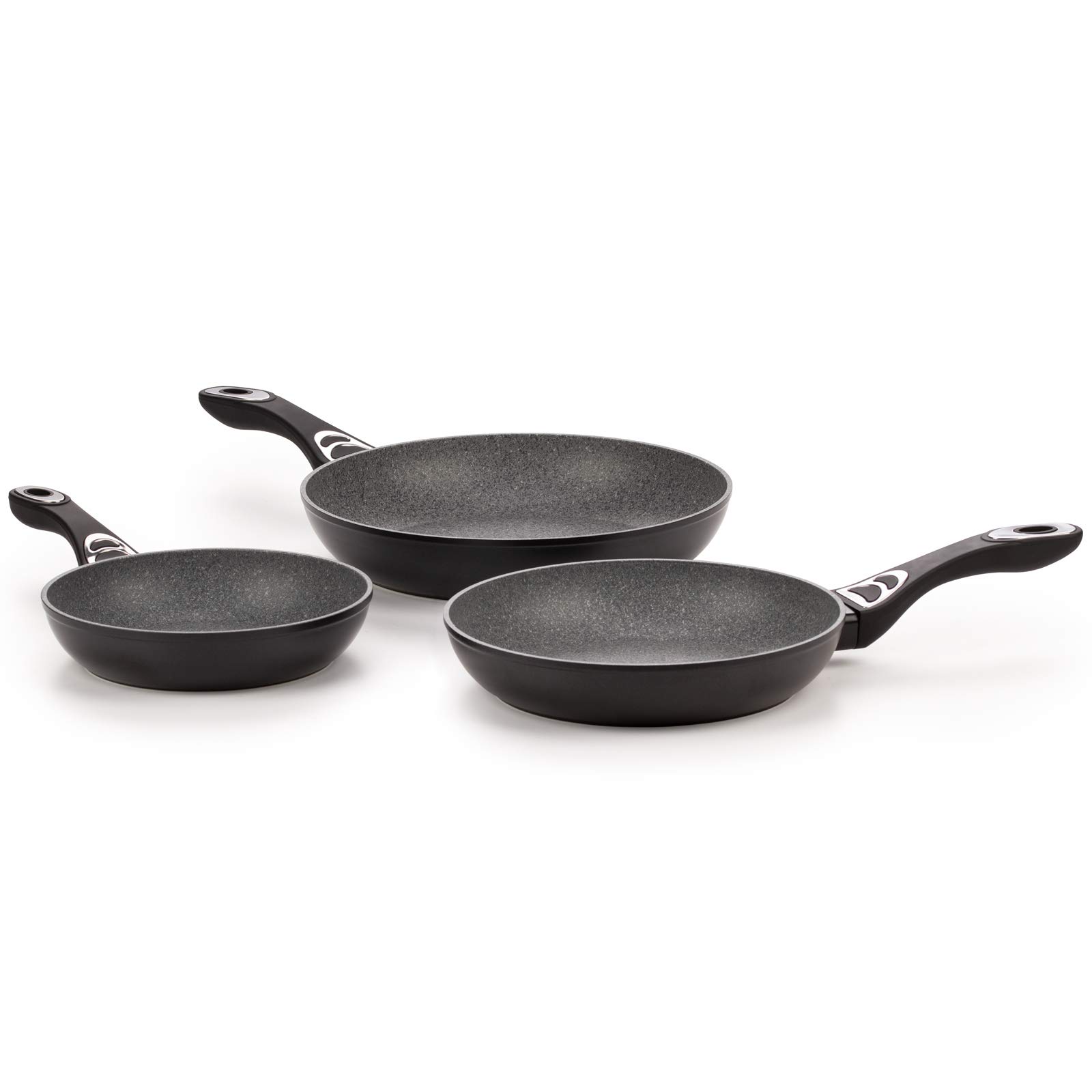 Rosmarino™ antihaftbeschichtete Induktionssteinbratpfanne 28 cm (11”), 100 % PFOA-frei für ein gesünderes Kochen, abplatz- und kratzfest durch die Premiumbeschichtung, stromsparend durch exzellente Leitfähigkeit