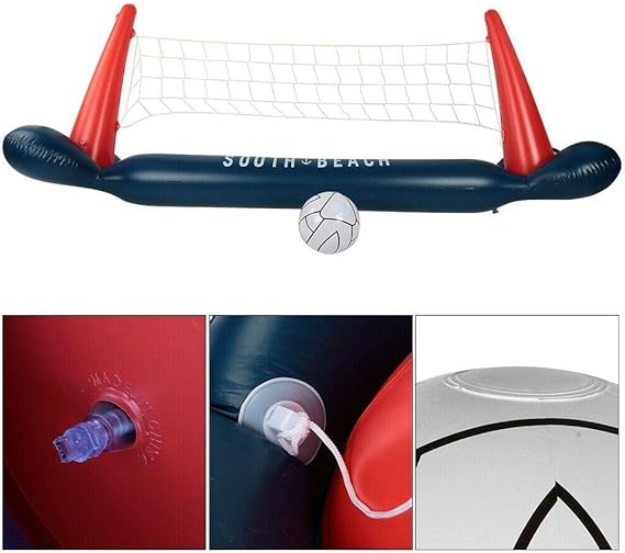 swimming pool volleyball game