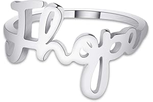 WSNANG Korean Group Rings Kpop Bangtan Name Rings Korean Group Army Gift