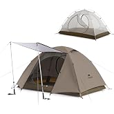 Naturehike Cloud River 2 Person 3 Person Backpacking Tent, Waterproof 2 Person 3 Person Tents for Camping, Double Layer Camping Tent