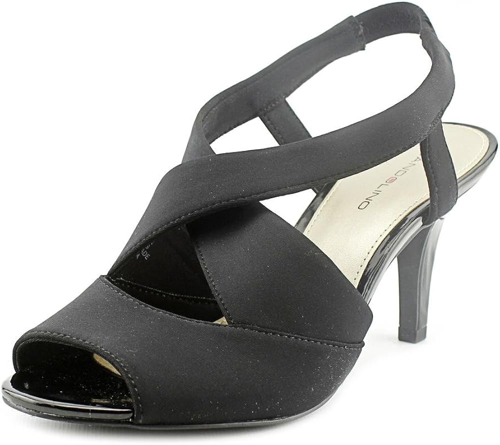 bandolino peep toe slingback