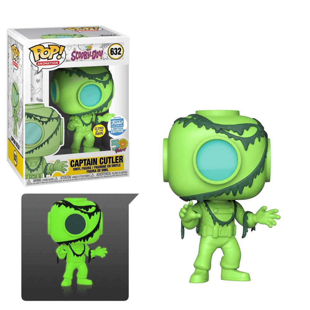 SCOOBY DOO - CAPTAIN CUTLER (FUNKO SHOP) GITD FUNKO POP! VINYL FIGURE #632