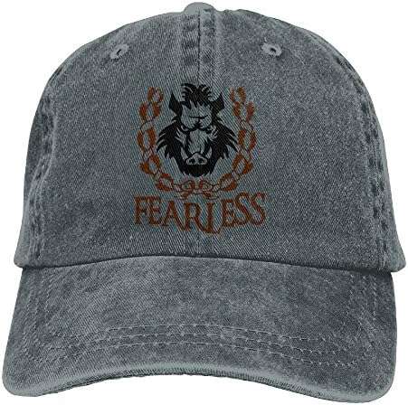 Huagestroe Fearless Wildboar 3 Cowboy Visor Rear Cap Adjustable Cap