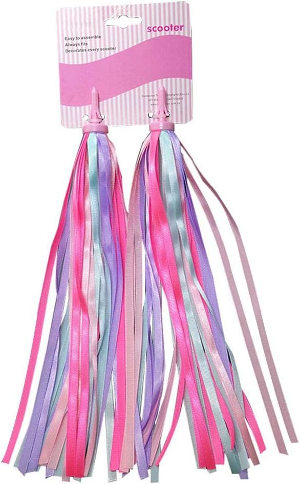 Kids Bicycle Bowknot Streamers Scooter Handlebar Tassel Streamers Tassel Ribbons Accessories for Boys Girls