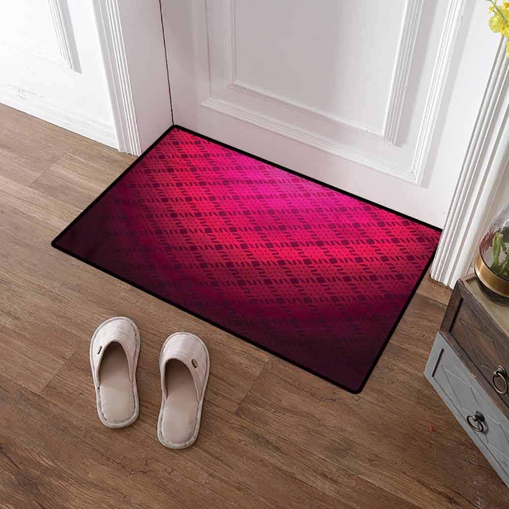 Custom&blanket Door Mat Inside Magenta Durable Door Mat