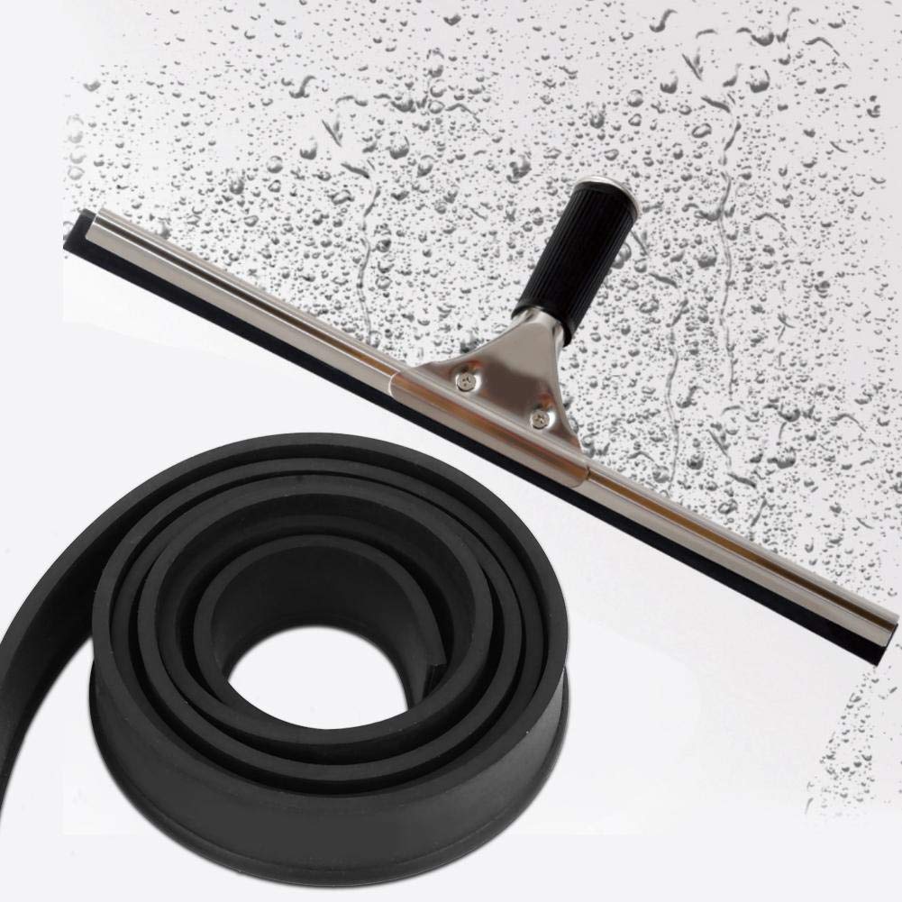 Cafopgrill Window Cleaning Squeegee Rubber Window Cleaning Replacement Rubber Replacement Rubber Squeegee Premium Universal Replacement Flexible Squeegee Blade