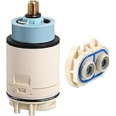 Dreyoo 1 Pack Pressure Balance Cartridge Compatible with RP70538/RP73625 | Single Function Shower Cartridge Compatible with Peerless/Delta Single Handle Tub/Showers Faucet (Check Valve Included)
