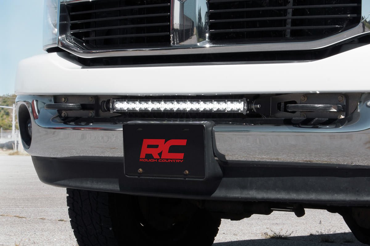 Rough Country 20" Custom LED Bumper Mounting Kit Fits 2003-2019 [ Dodge ] Ram 2500 3500 Light Bar Not Included 70568