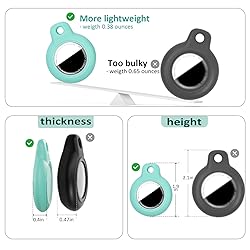 MOLOSLEEVE [4 Pack] Upgrade for Airtag Holder Case