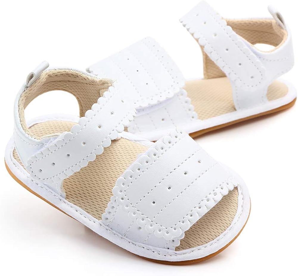 Chaussures Bebe Bebe Puericulture Sandale Bout Ouvert Bebe Fille Ete Chaussures Bebe Plat Confort Caoutchouc Antiderapant