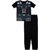 STAR WARS Boys' 2-piece Snug-fit Cotton Matching Short-Sleeve Pajama Set, Soft & Cute for Kids