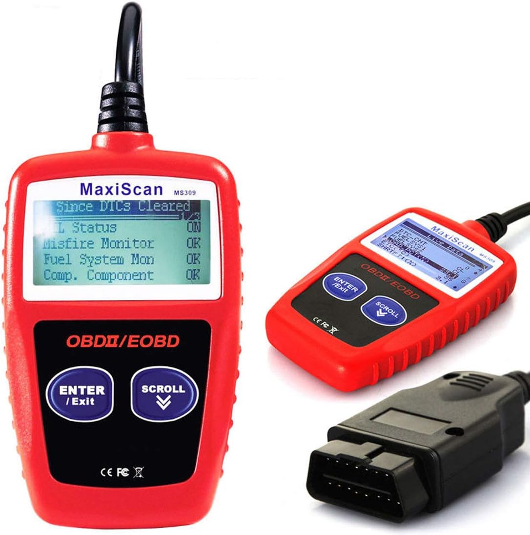 GCARTOUR OBD2 OBD Car Diagnostic Scanner, Professional Diagnostic Car Detector Engine Error Code Reader NT301 Scanner Tool