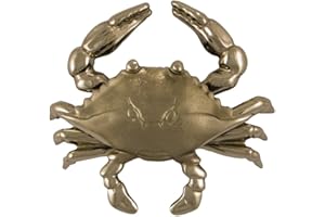 MICHAEL HEALY Crab Door Knocker - Nickel Silver (Premium Size)