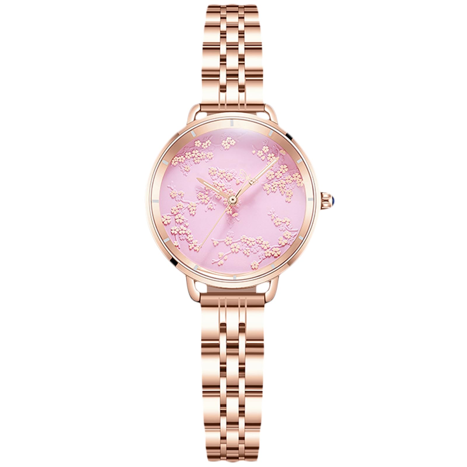 RORIOS Women Watches Analogue Quartz Watch with Rose Gold Stainless Steel Bracelet Waterproof Luminous Wrist Watches Fashion Dress Watch for Ladies Girls