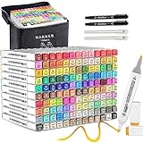 Alcohol Markers, 130 Colors Alcohol Markers