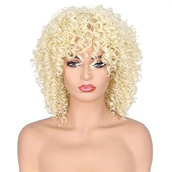Amazon Com Naladoo Wig Synthetic Curly Hair Wigs Woman Short