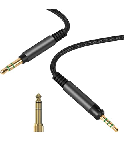 Amazon.com: GEEKRIA Audio Cable Compatible with Sennheiser HD 620S