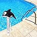Daveyspa Floating Pool Thermometer, Shatter Resistant, for Outdoor & Indoor Swimming Pools, Spas, Hot Tubs, Jacuzzis & Aquariums (dolphin) Upgraded version (-10℃ to 50℃)