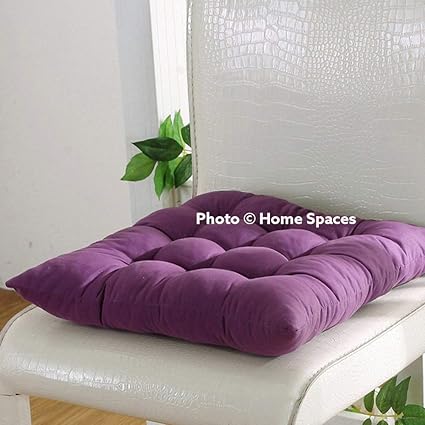 Home Spaces 15 X 15 Inches Chair Pad Chair Cushion For Indoor