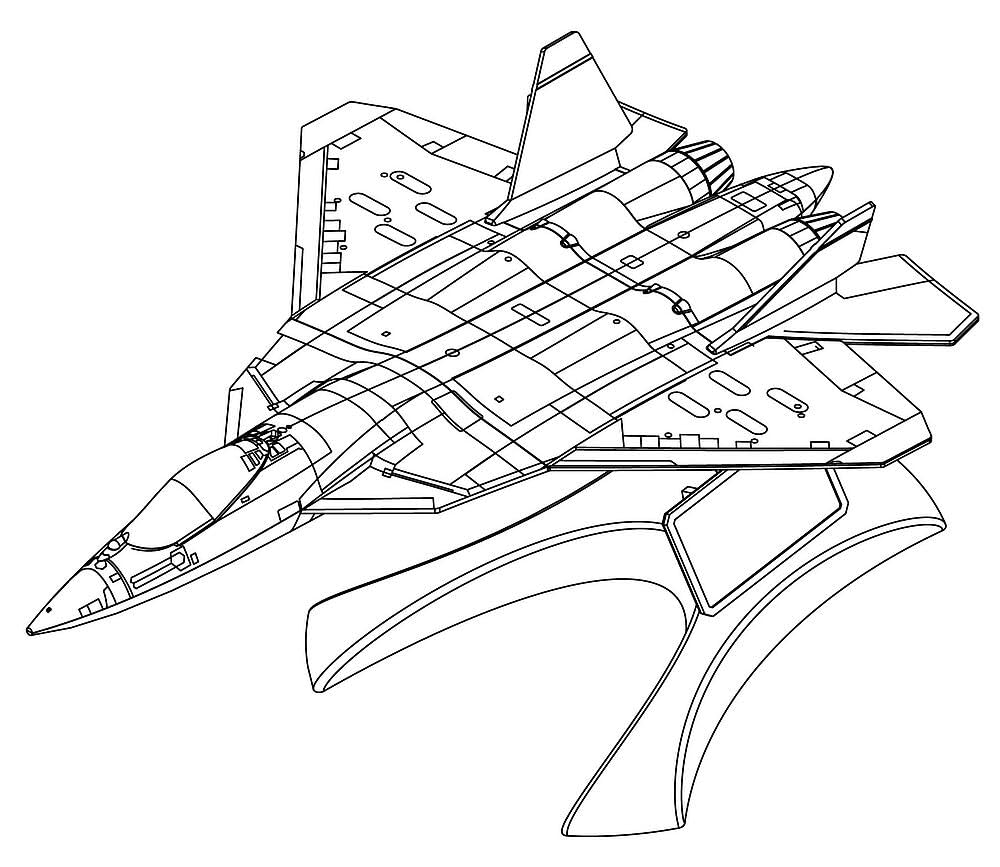 Hobbyboss 200mm Snap Kit - Russian T-50 PAK-FA