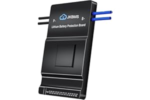 JKBMS Smart BMS 8S-24S 24V-72V 150A 2A Active Balance BMS Built-in Bluetooth with RS485 PCB Battery Protection Board for LiFePO4 Li-ion LTO Battery Pack (JK-B2A24S15P)