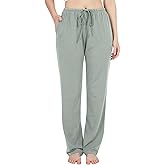 BAMBOO COOL Women Pajama Pants Casual Pj Pants with Pockets Comfy Lounge Sleep Bottoms Workout Yoga Sweatpants