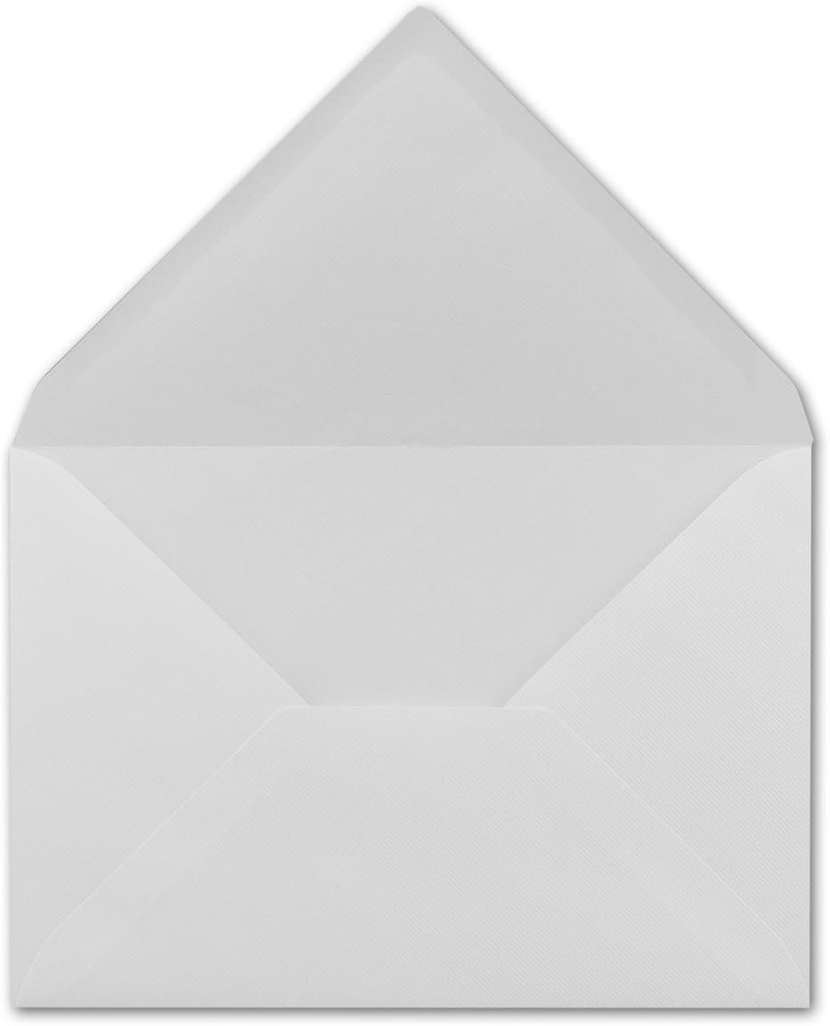 Envelopes in DIN C5 format, various designs, lined/unlined, ribbed/smooth 75 Stück Hochweiß Egoutteur-Rippung - Image 4