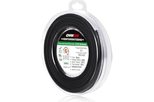 Chanzon 3:1 Ratio 3/16" (4.8mm) Heat Shrink Tubing - Marine Grade Waterproof Adhesive Lined - 8Ft Roll (2.5M Total Length) Black Polyolefin Sleeving Wrap Shrinking 3 to 1 Ratio 1pcs