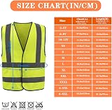 AYKRM Small Hi Vis Waistcoat Reflective Vest High Visibility view 2
