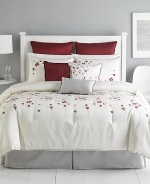 Amazon Com Martha Stewart Collection Cranberry Blossom 9 Piece